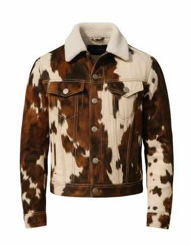 Giacca pelle mucca uomo - di,