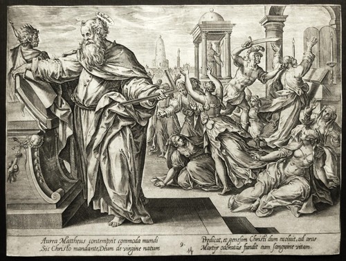 Burin hendrik goltzius - burin,