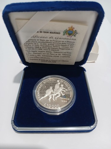 San marino 1998 moneta - marino, argento
