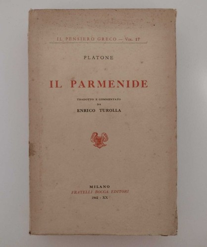 Parmenide platone a cura - il, platone,