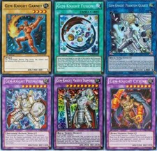 Yugioh Mazzo Completo Gemma-Cavaliere! Serafini Lady Diamante Brillante *Caldo* + Bonus!