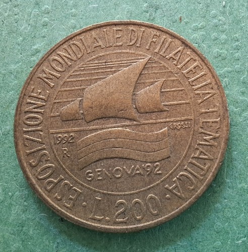 200 lire 1992 esposizione - 1992,