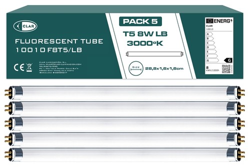 Clar tubo fluorescente - -, t5