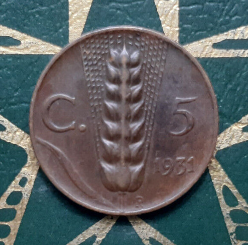 Centesimi 1931 spiga - ($),