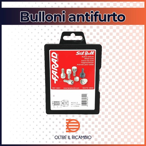 Kit bulloni antifurto - antifurto, auto