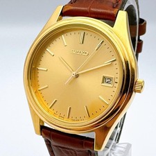 Seiko Quartz Date Vintage Oro