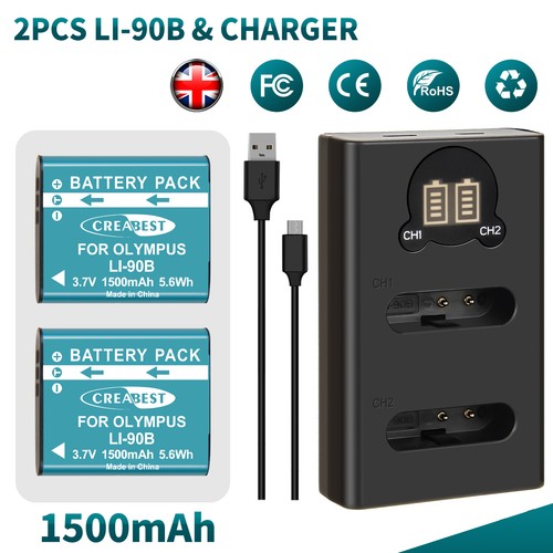 Batteria 90b 92b per - 2x, li-90b