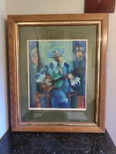 Lithograph, Sign Numbered Framed.Tony Agostini, The Arlequin