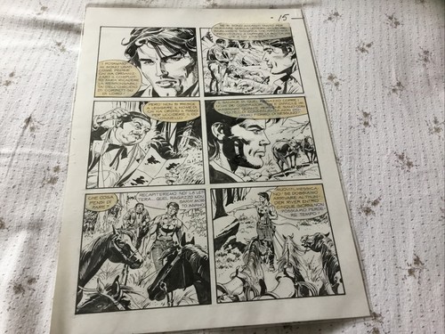 Tavola originale zagor disegno - originale,