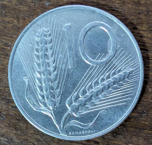 Repubblica italiana 10 lire - repubblica,