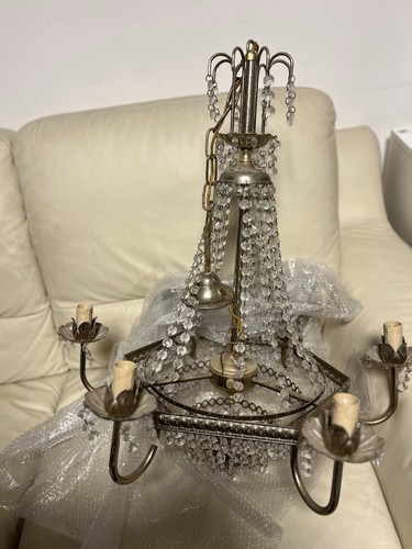 Lampadario antico paniera - antico,