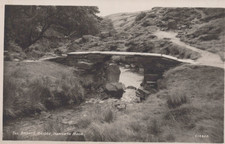 CARTOLINA  THE BRONTE BRIDGE HAWORTH MOOR YORKSHIRE INGHILTERRA NON VIAGGIATA