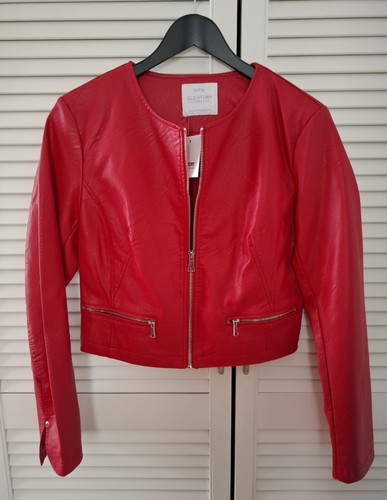 Giacca similpelle donna