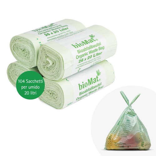 Sacchetti compostabili 20l - compostabili,