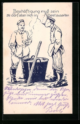 Cartolina artista soldati - cartolina, d'artista