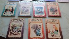 7 Libri vintage per ragazzi collana CLASSICI DELLA GIOVENTU' 1953 e 1954  
