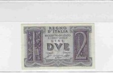 ITALIA REGNO 1939 Banconota 2