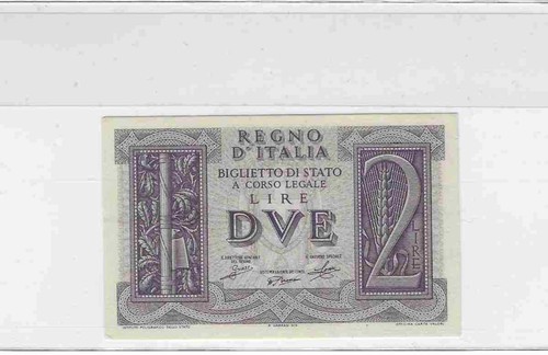Italia regno 1939 banconota - italia,