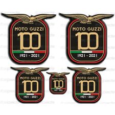 Adesivi resina stickers Centenario Anniversario Moto Guzzi