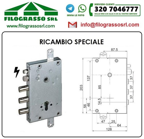 Serratura porta blindata - serratura,