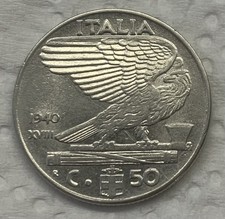 50 Centesimi Regno Italia 1940