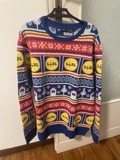 LIDL EDIZIONE LIMITATA FELPA NATALE NATALIZIA MAGLIA PULLOVER MAGLIONE NATALIZIO