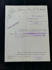 Carta Intestata Netro Officine di Netro già Rubino 1920 QX2041