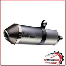 TERMINALE SCARICO COMPLETO X-FIGHT INOX PER APRILIA RX/SX 50 05-15 LEOVINCE 3280