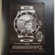 1975 Rolex Submariner - Original AD Advertising Pubblicità Vintage