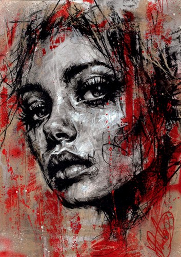Quadro ritratto femminile