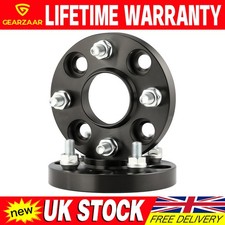 Distanziali ruota alluminio nero 20 mm x2 centraggio mozzo per Ford Fiesta ST150 MK6 MK7