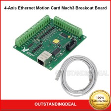 Scheda di movimento Ethernet 4 assi Mach3 Breakout Board scheda di controllo CNC per CNC -