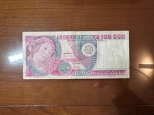 REPUBBLICA ITALIANA BANCONOTA LIRE 100000 BOTTICELLI 10 5 1982 qBB SABAUDA