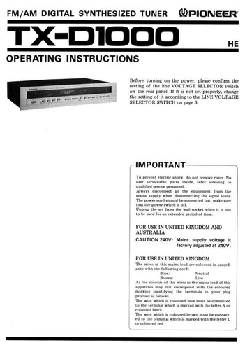 Pioneer d1000 ricevitore - pioneer,