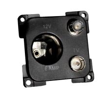 C-Line 12 Volt presa TV e satellite presa nero camper camper camper camper camper roulotte CBE