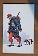 359Z-AVANTI! UMORISTICA ANTIAUSTRIACA GARIBALDINO TIRA CANE VESTITO DA AUSTRIACO