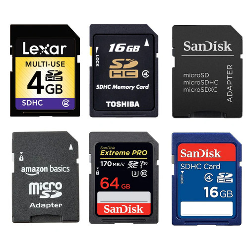 Scheda 16 64 gb e - scheda, sd