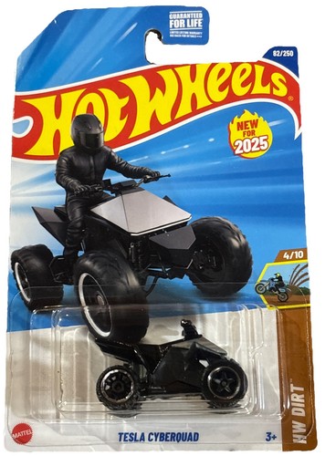 Hot wheels tesla cyber quad - wheels,