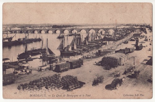 Cpa bordeaux quai de - 33,