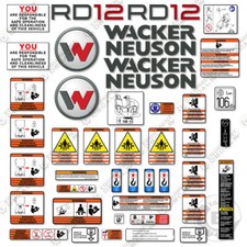 Fits Wacker Neuson RD12  Decal