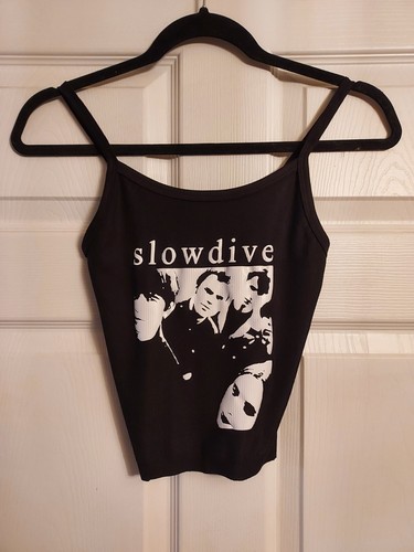 Slowdive crop top - , canotta
