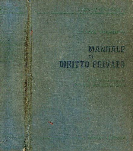 Manuale diritto privato - manuale, di