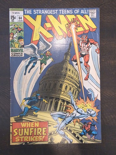 Men silver age uncanny - 64,