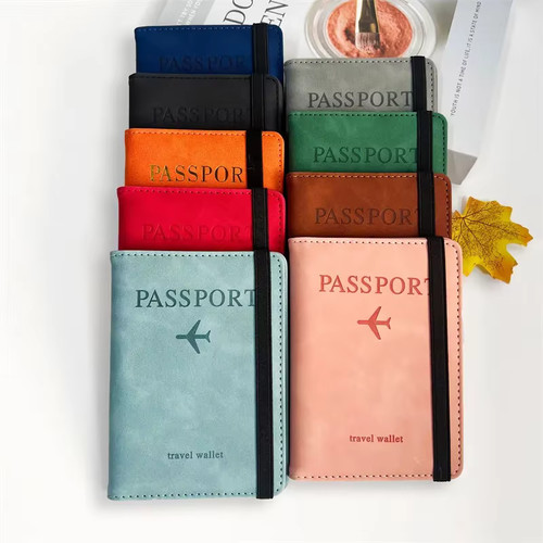 Porte passeport rfid vintage - porte-passeport,