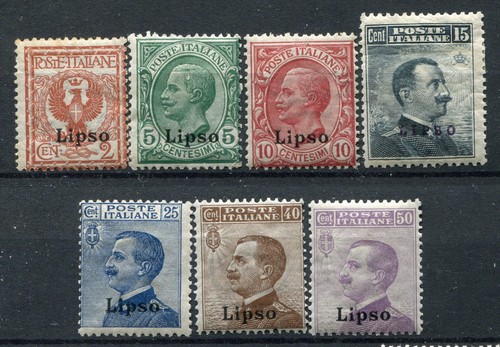 Egeo lipso 1912 effigie e - effigie, v.e