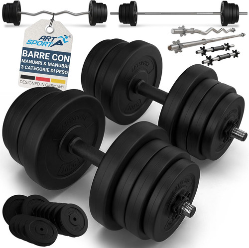 Set manubri corti 3in1 con - set,