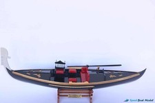 Gondola modello barca tradizionale 23,6" - modellino barca in legno - artigianale