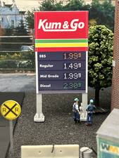 Insegna prezzo stazione di