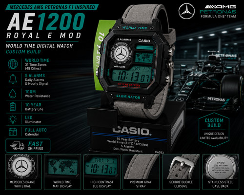 Casio ae1200 personalizzato - ae1200,
