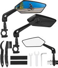 2 Pezzi Specchietti Bici